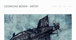 Desktop Screenshot of georgina-artist.co.uk