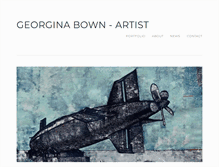 Tablet Screenshot of georgina-artist.co.uk